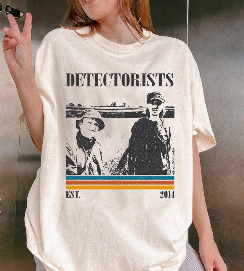 Detectorists TV Show T-Shirt, Andy & Lance Retro Graphic Tee