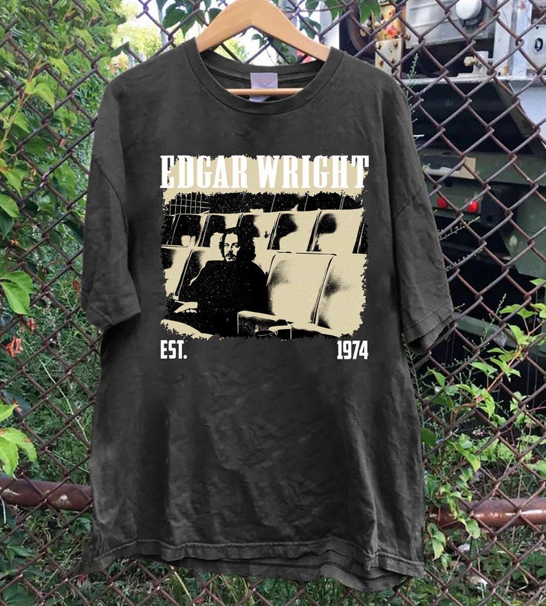 Edgar Wright T-Shirt, Vintage 90s Style Filmmaker Graphic Tee