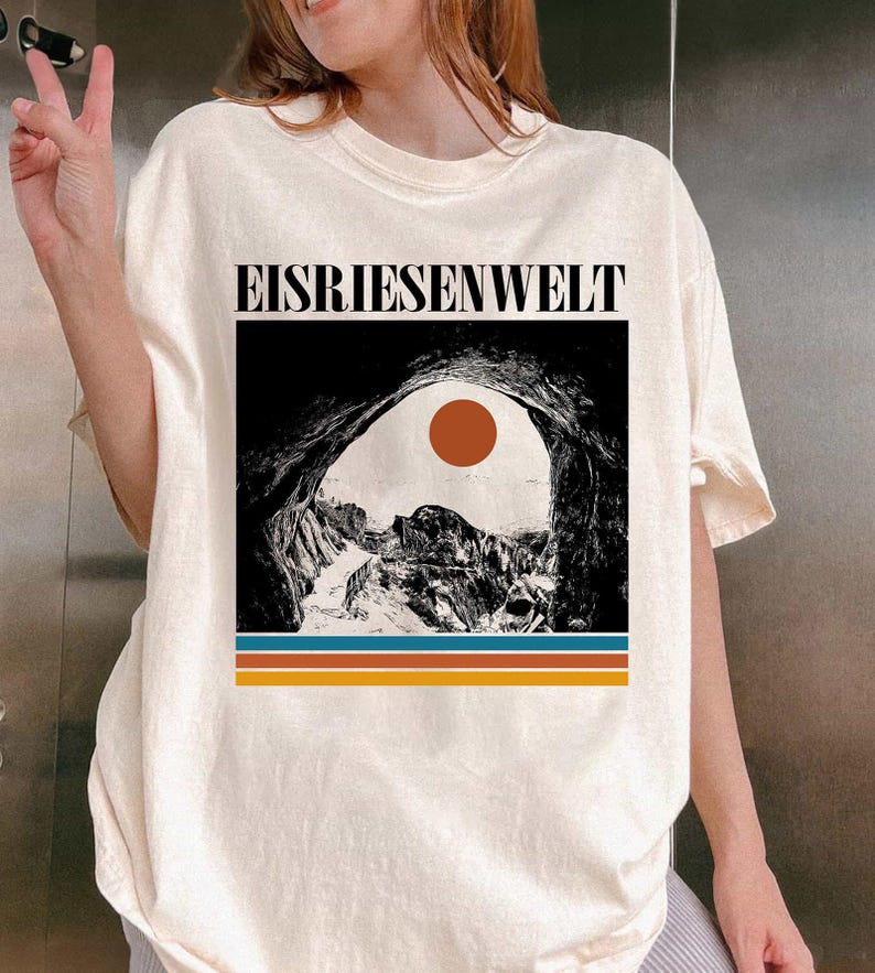 Eisriesenwelt Austria T-Shirt, Ice Cave Travel Graphic Tee