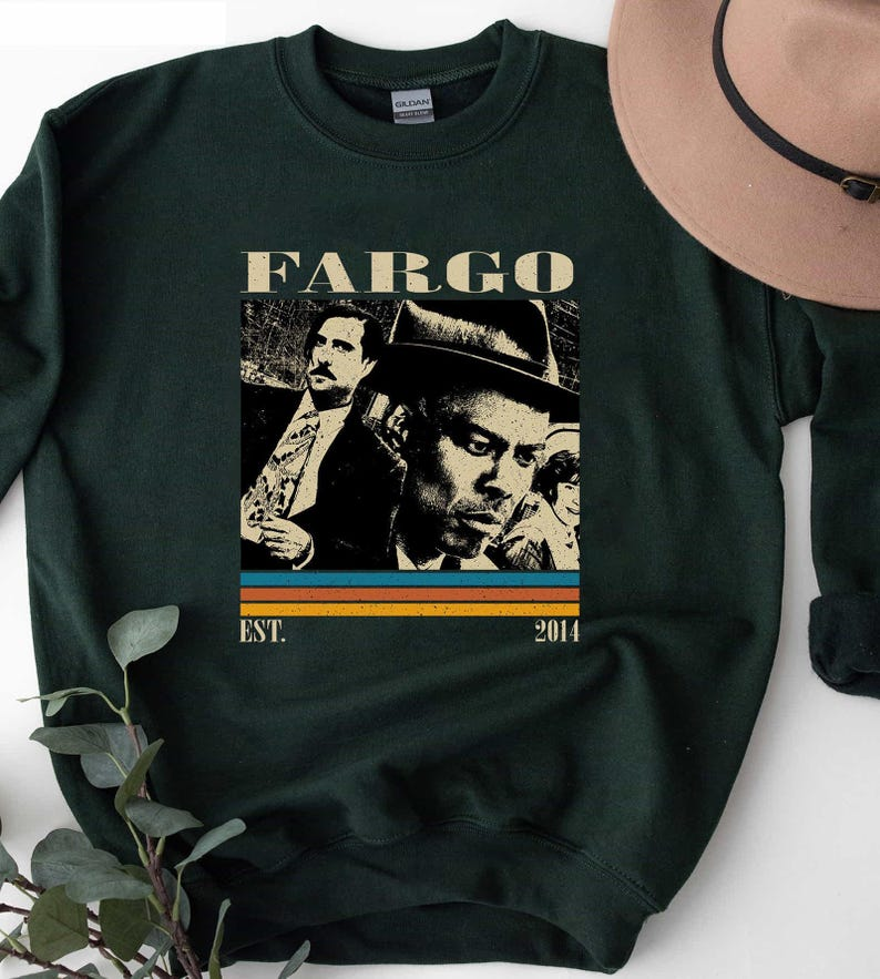 Fargo Movie T-Shirt, Vintage 1996 Crime Film Poster Graphic Tee