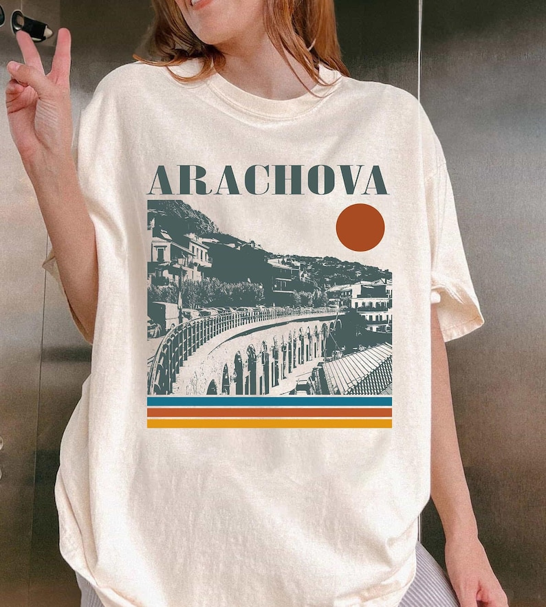 Arachova Greece Shirt, Greek Travel T-Shirt & Sweatshirt