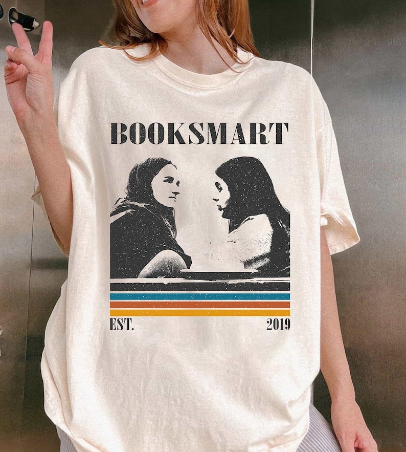 Booksmart 2019 Movie T-Shirt, Retro Comedy Film Graphic Tee