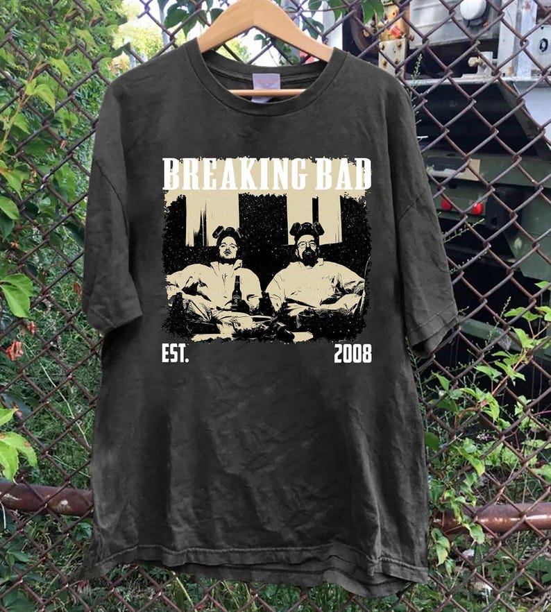 Breaking Bad Graphic T-Shirt, Retro TV Series Shirt