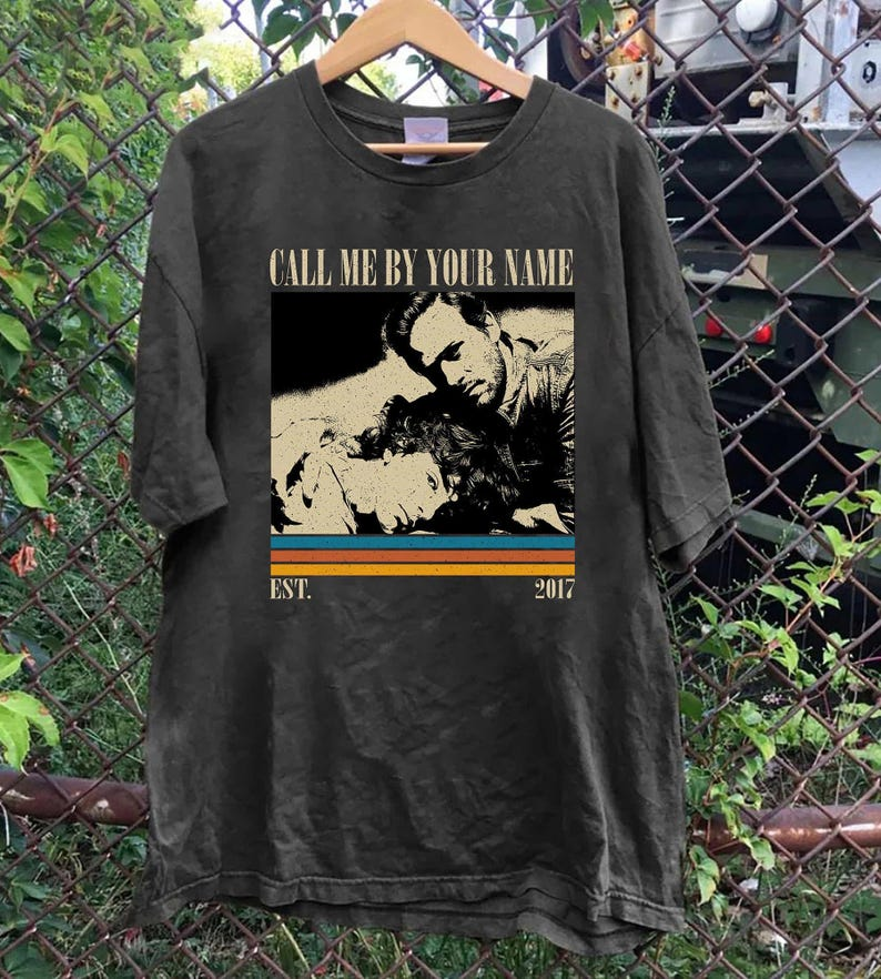 Call Me by Your Name Movie T-Shirt, Retro Italian Summer Graphic Tee