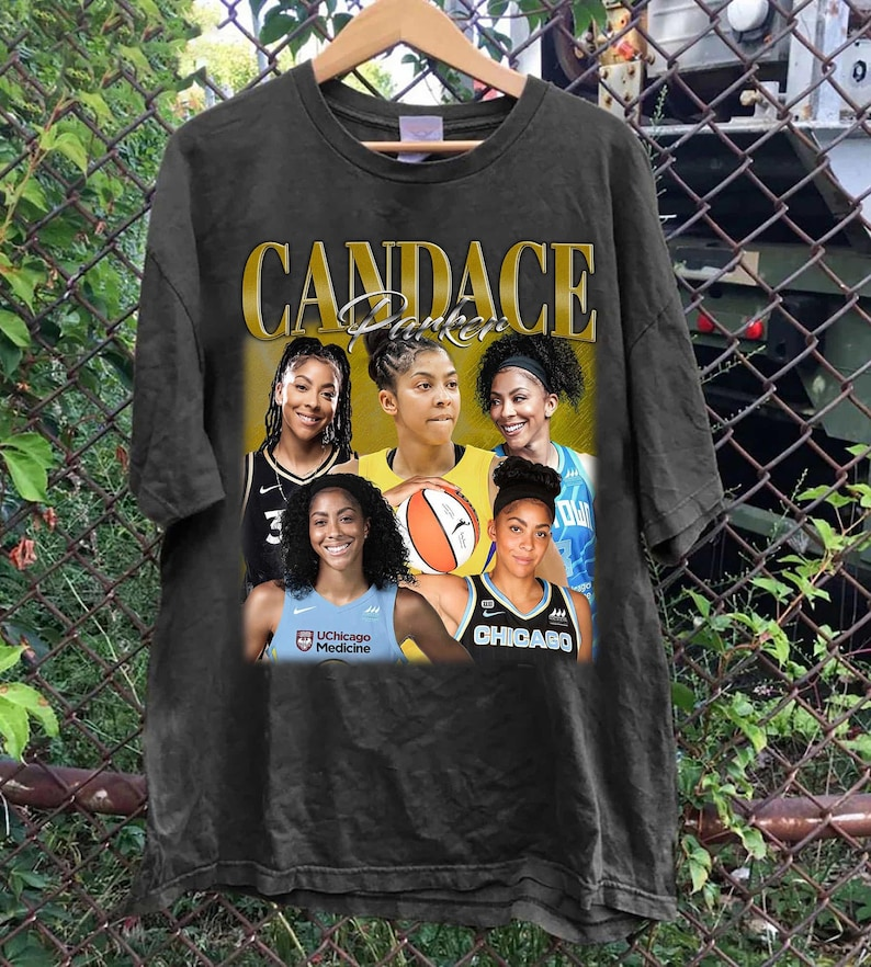 Candace Parker Basketball T-Shirt, Vintage Graphic Tee