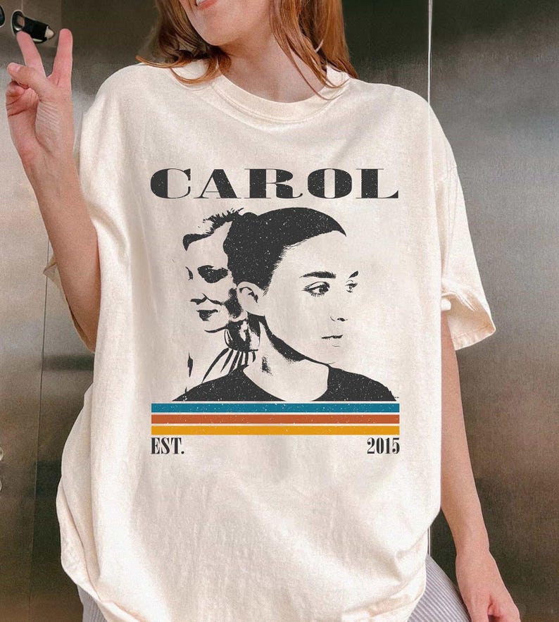 Carol Movie T-Shirt, Vintage 1950s Romantic Drama Graphic Tee