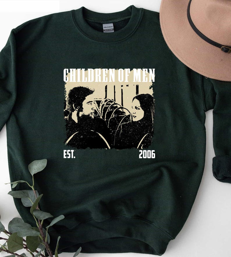 Children of Men Movie T-Shirt, Vintage Dystopian Sci-Fi Graphic Tee