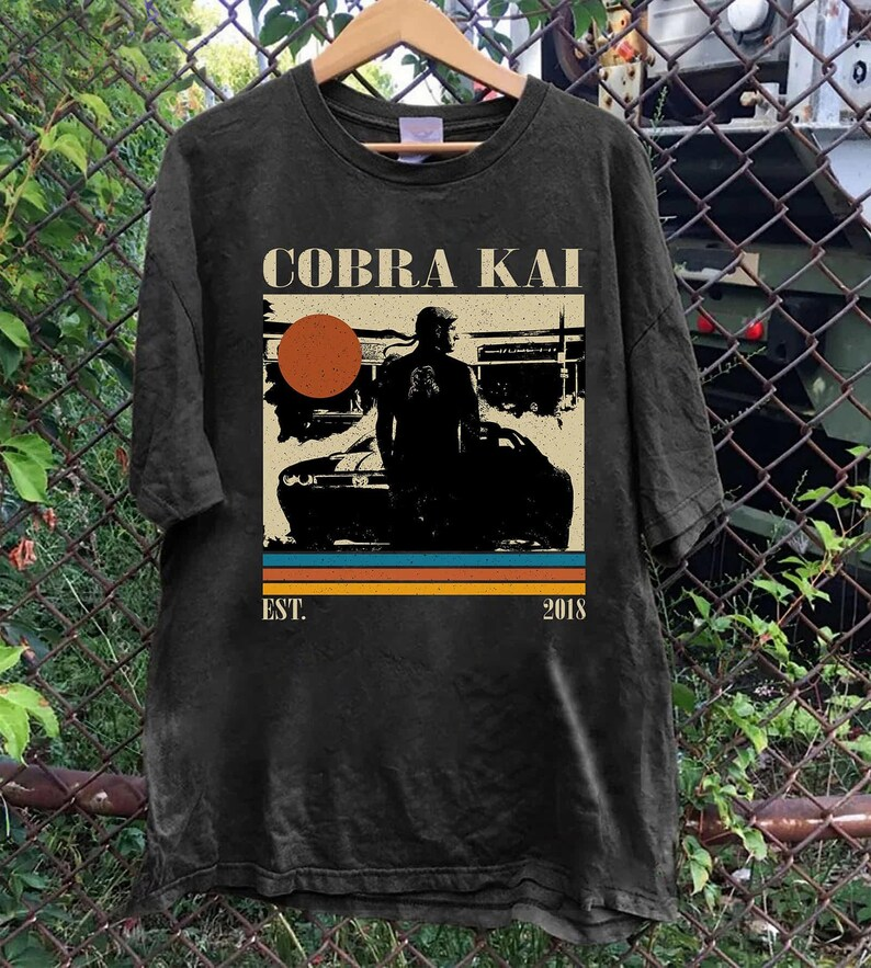 Cobra Kai Johnny Lawrence T-Shirt, Retro Karate Graphic Tee