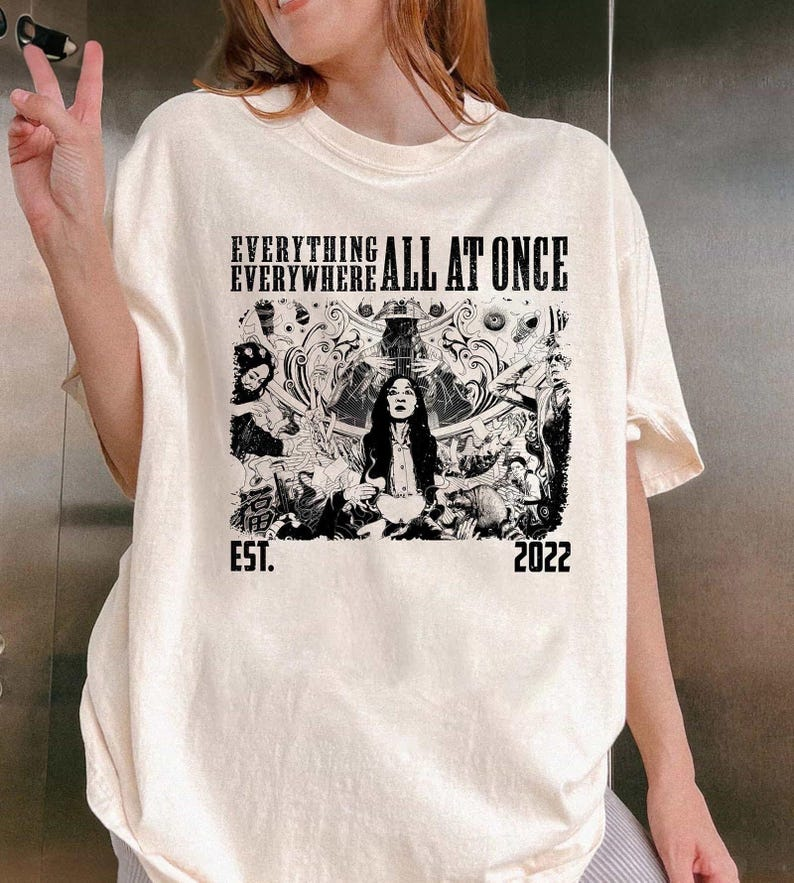 Everything Everywhere All at Once T-Shirt, Multiverse Movie Graphic Tee