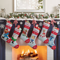 Rudolph® Skating Friends Personalized Christmas Stocking | Custom Holiday Stocking | Rudolph the Red-Nosed Reindeer® Mantel Decor