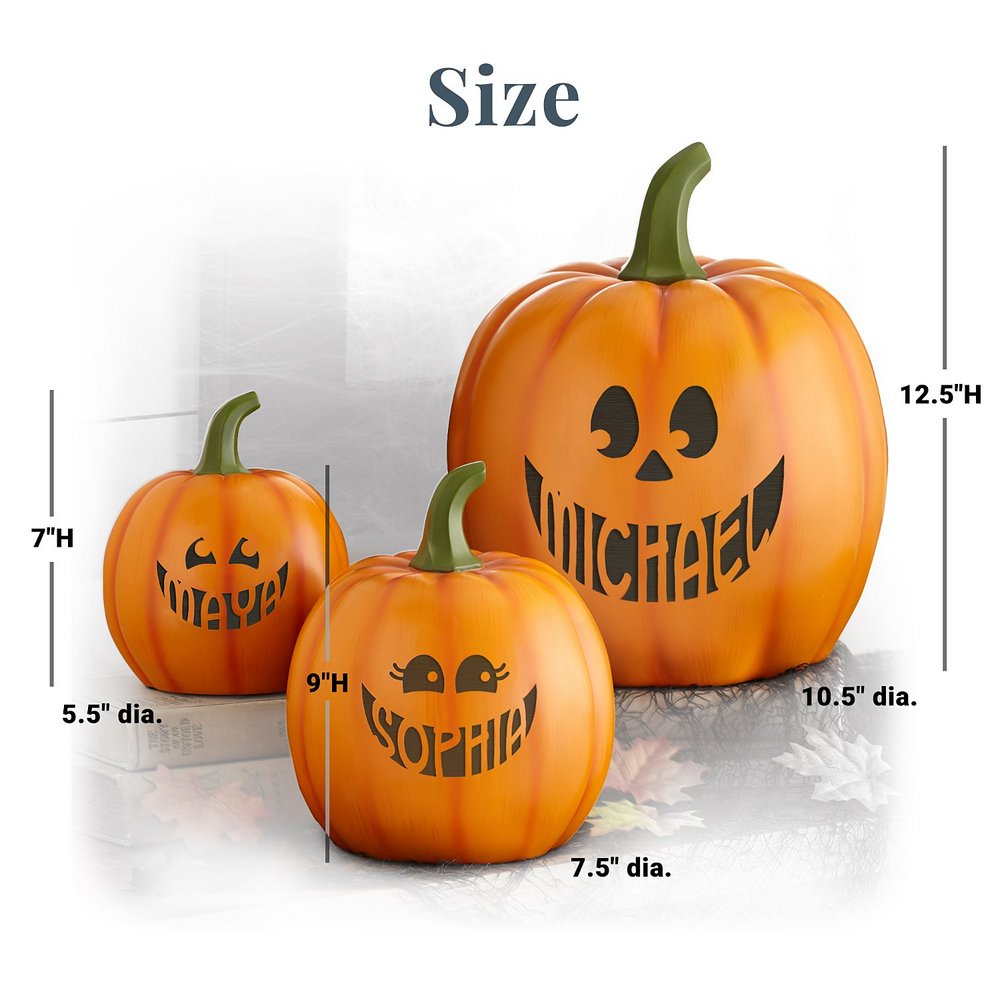 Light-Up Design Your Own Pumpkin Family